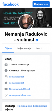 Nemanja Radulovic - violinist